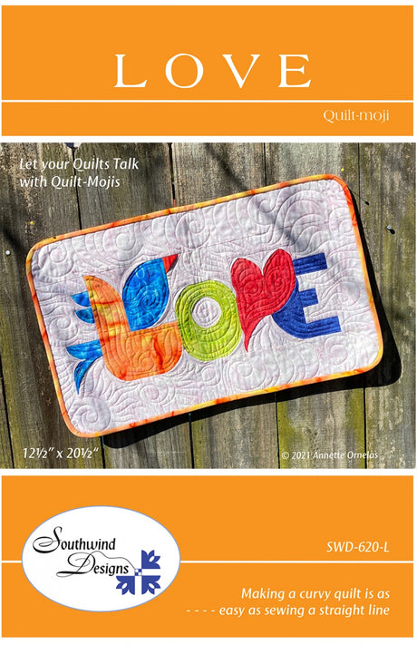 Quilt-moji: LOVE