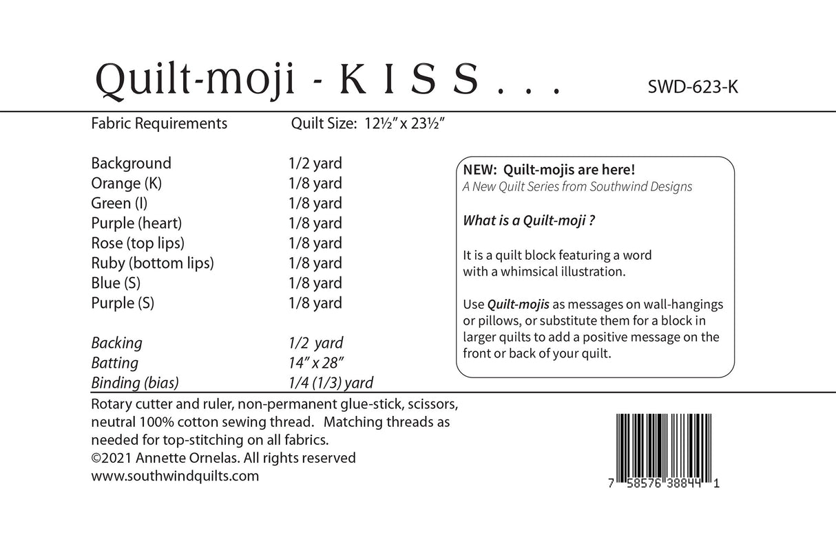 Quilt-moji: KISS
