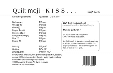 Quilt-moji: KISS
