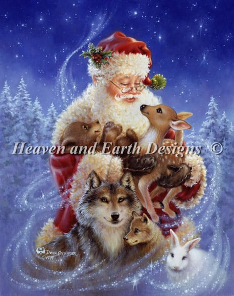 Santas Little Friends Cross Stitch By Dona Gelsinger