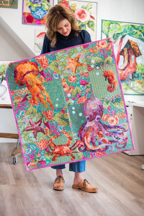 Octopus Garden Quilt Pattern by Collage Quilter