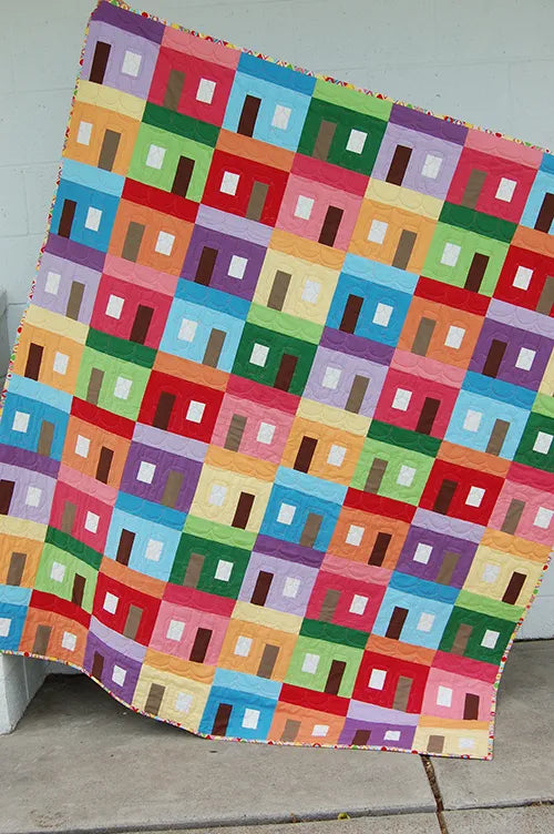 Seaside Cottages Quilt Pattern by Cloth Parcel