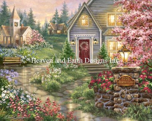 Serenity Lane Cross Stitch By Dona Gelsinger