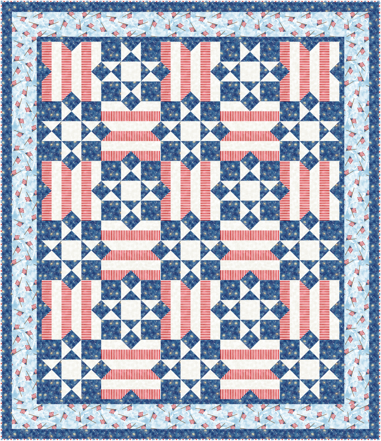 Shoreline Colors Downloadable Pattern by Needle In A Hayes Stack