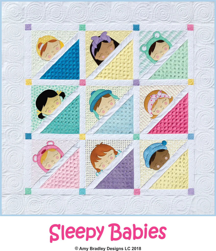 Sleepy Babies Downloadable Pattern by Amy Bradley Designs