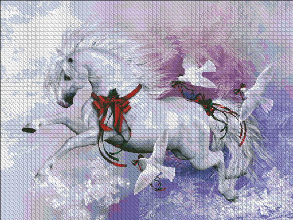 Snow Dance Cross Stitch By Laurie Prindle