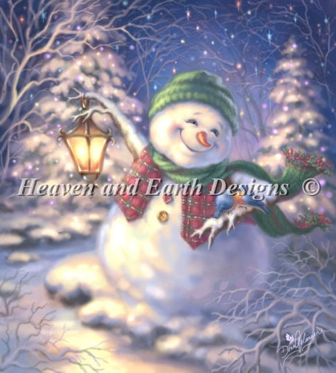 Snowy Friends Cross Stitch By Dona Gelsinger