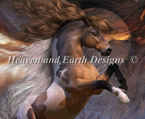 Spirit Of The Wild Cross Stitch By Laurie Prindle