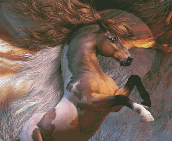 Spirit Of The Wild Cross Stitch By Laurie Prindle