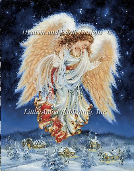 Starlight Angel Cross Stitch By Dona Gelsinger