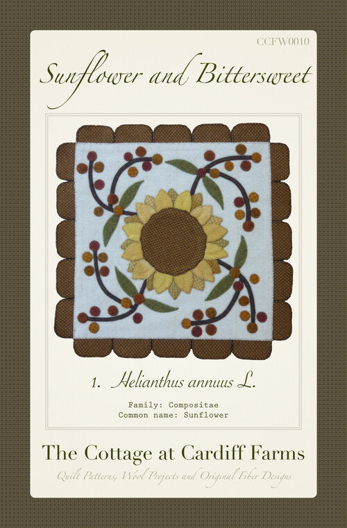 Sunflowers and Bittersweet Quilt Pattern Quilting Books Patterns and