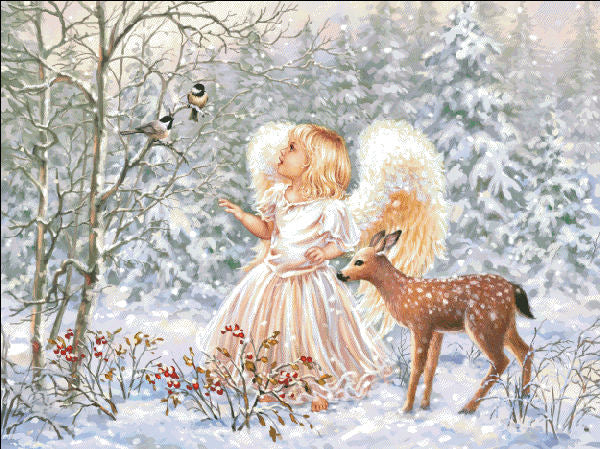 Sweet Christmas Blessings Cross Stitch By Dona Gelsinger