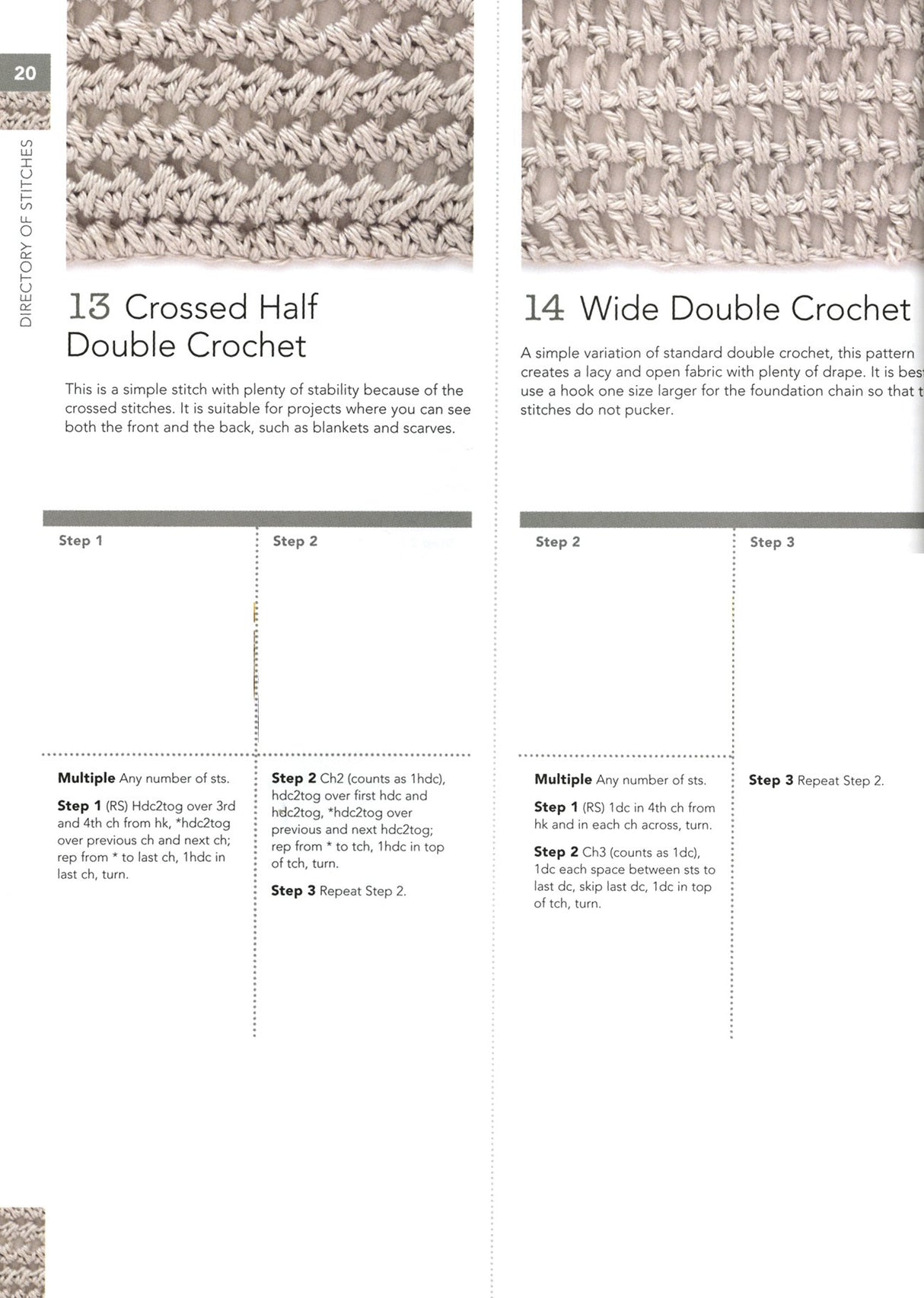 Step by Step Guide 200 Crochet Stitches
