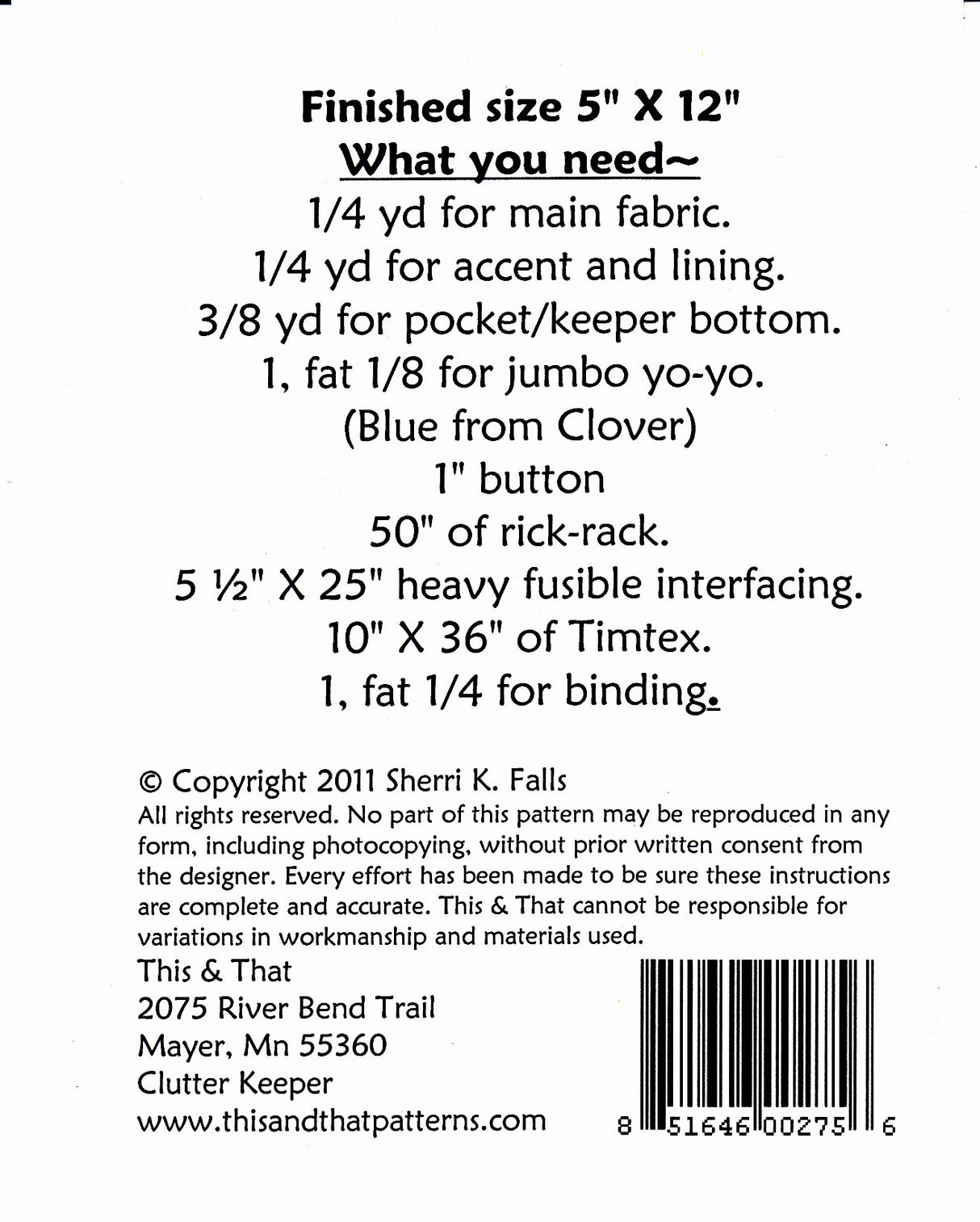 Little Scraps Clutter Keeper