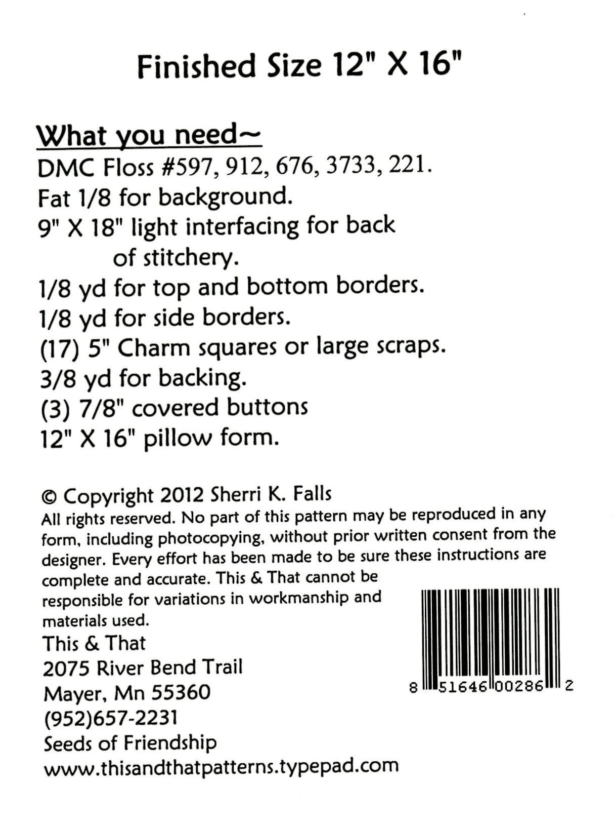 Seed of Friendship Pillow