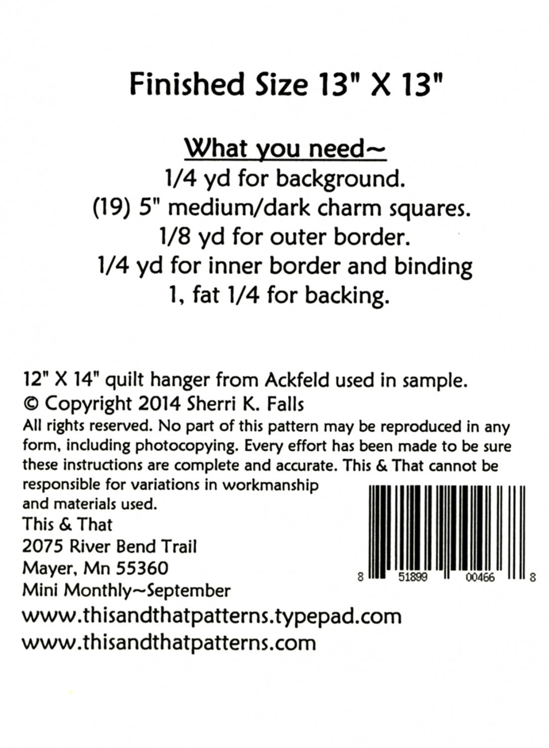 Make it Mini September