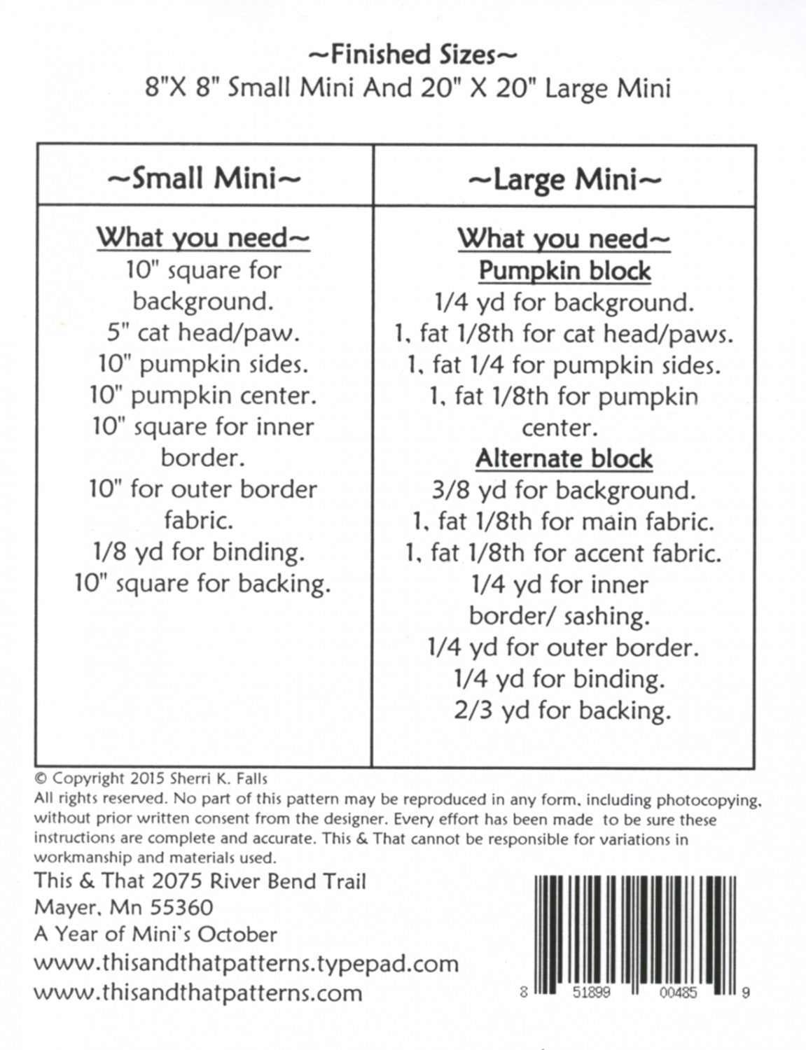 A Year Of Mini's - October