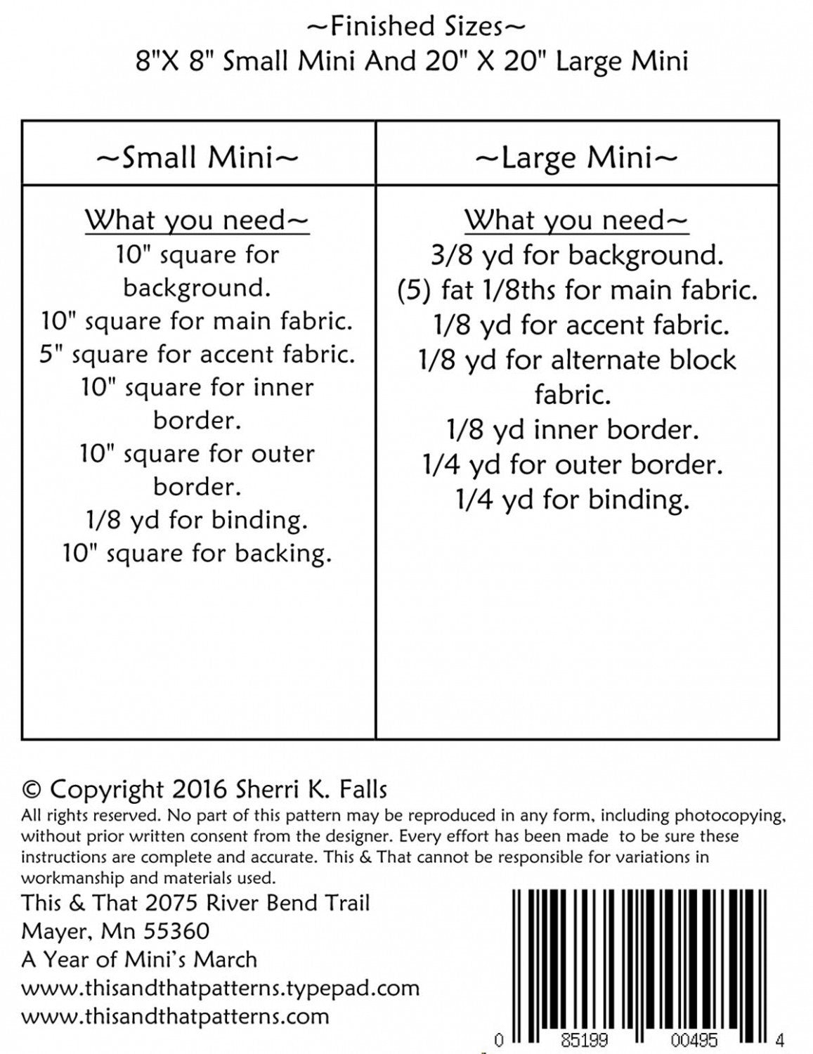A Year Of Mini's - March