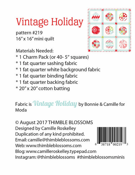 Mini Vintage Holiday