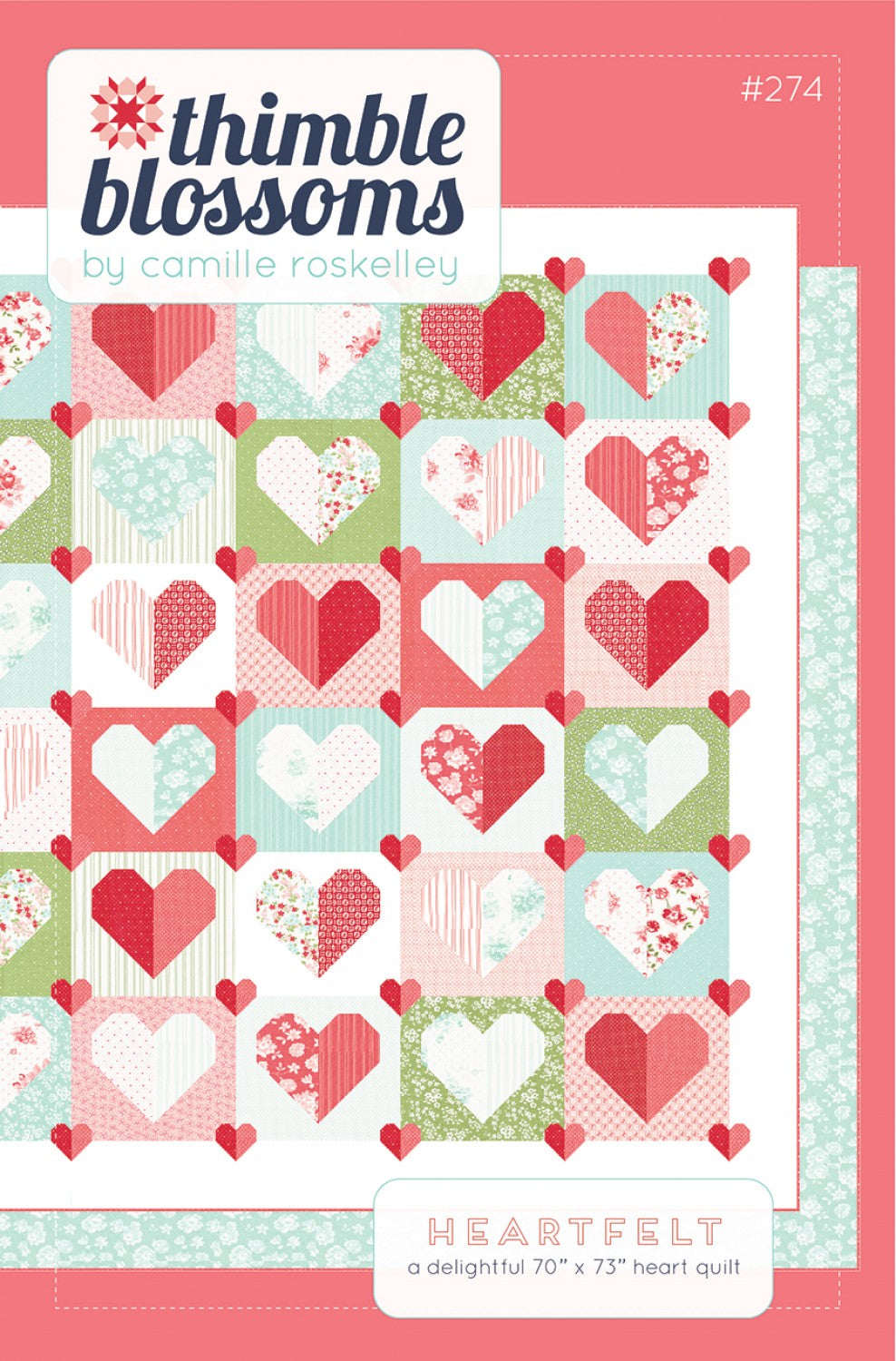 Heartfelt Quilt Pattern by Thimble Blossoms