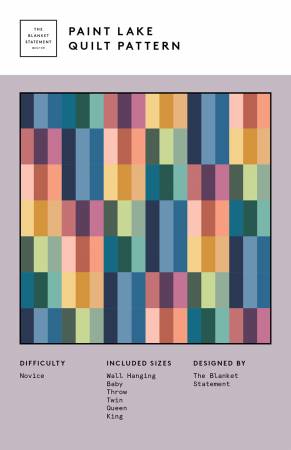 Paint Lake Quilt Pattern by The Blanket Statement