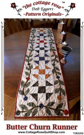 Butter Churn Runner Pattern by The Cottage Rose