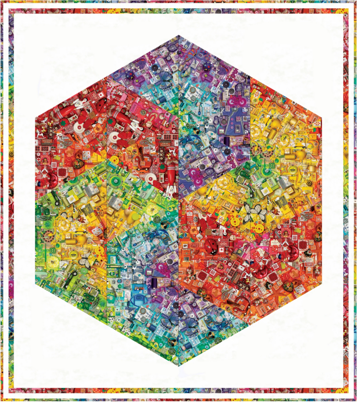 Treble Quilt Pattern by Triangle Frenzy