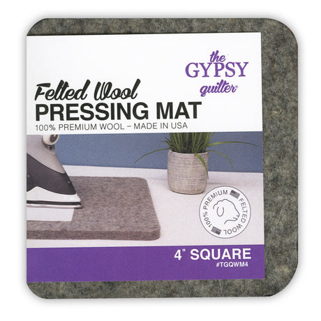 Wool Pressing Mat 4in x 4in