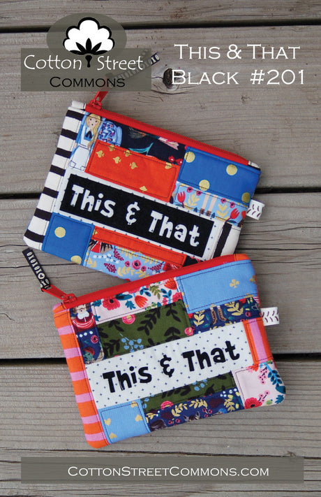 This & That Black Pattern by Cotton Street Commons
