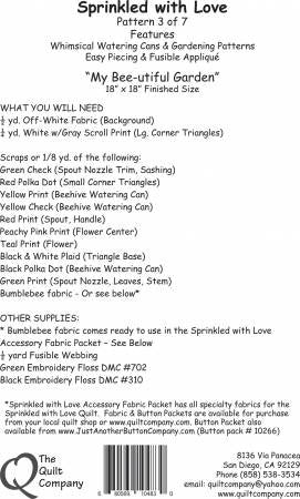 Sprinkled with Love - BOM