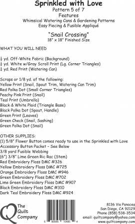 Sprinkled with Love - BOM