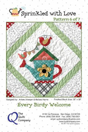 Sprinkled with Love Block 6 Every Birdy Welcome