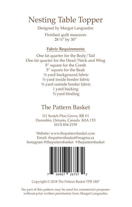 Nesting Table Topper