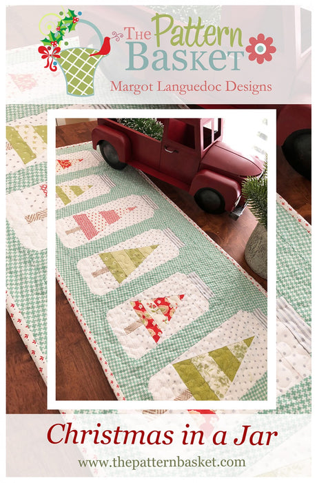 Christmas Jars Table Runner