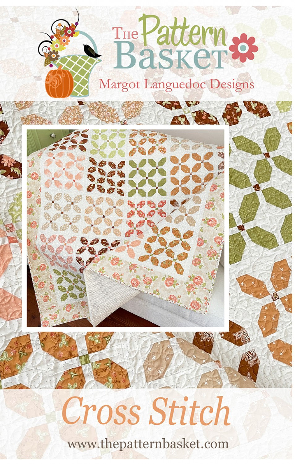 Cross Stitch Quilt Pattern by the Pattern Basket