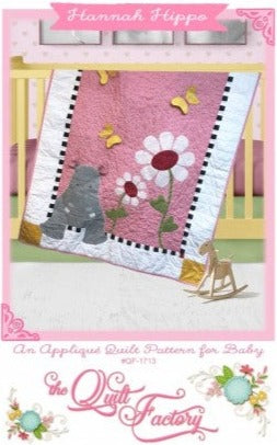 Hannah Hippo Quilt Pattern by The Quilt Factory