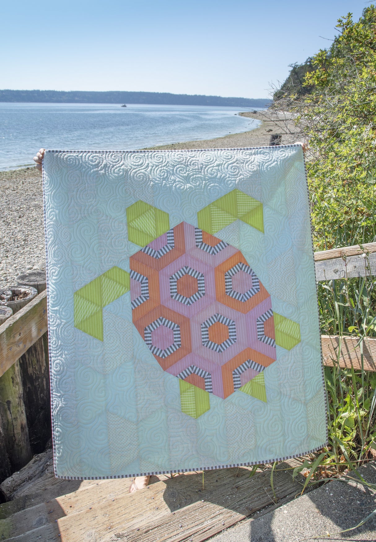 Tully The Turtle Baby Quilt by The Quilted Life