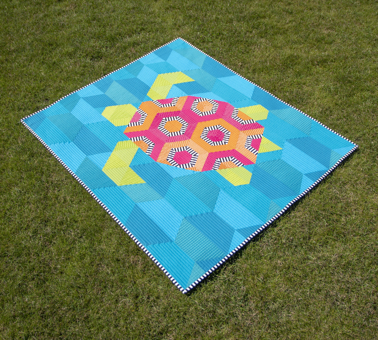 Tully The Turtle Baby Quilt by The Quilted Life