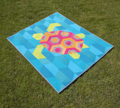 Tully The Turtle Baby Quilt by The Quilted Life