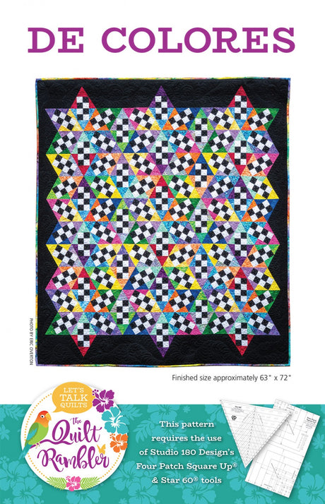 De Colores Quilt Pattern by The Quilt Rambler