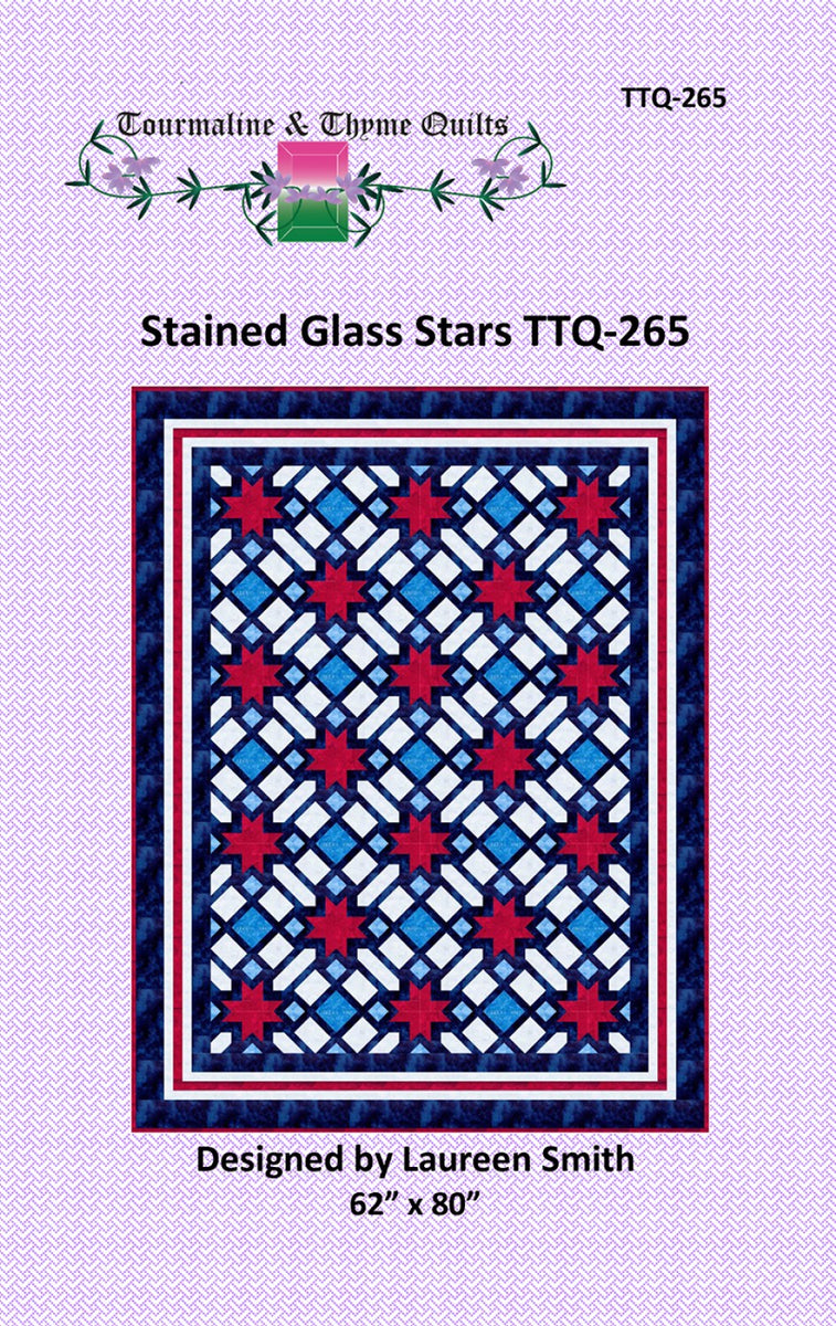 Stained Glass Stars Quilt Pattern Quilting Books Patterns and Notions