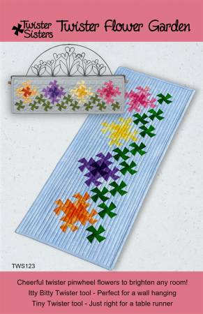 Twister Flower Garden Quilt Pattern by Twister Sisters Designs