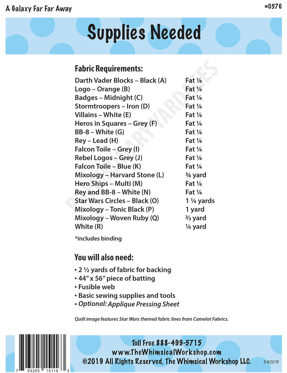 A Galaxy Far Far Away