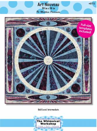 Art Nouveau Quilt Pattern by The Whimsical Workshop