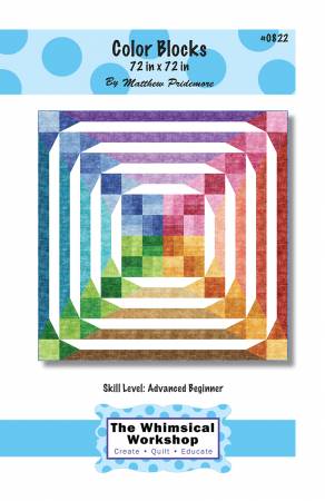 Color Blocks Quilt Pattern by The Whimsical Workshop
