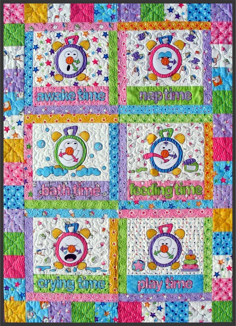Tick Tock Clocks Downloadable Pattern by Amy Bradley Designs