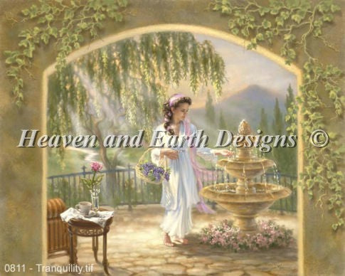 Tranquility Cross Stitch By Dona Gelsinger