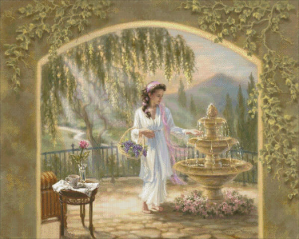 Tranquility Cross Stitch By Dona Gelsinger