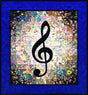 Treble Watercolor Quilt Kit