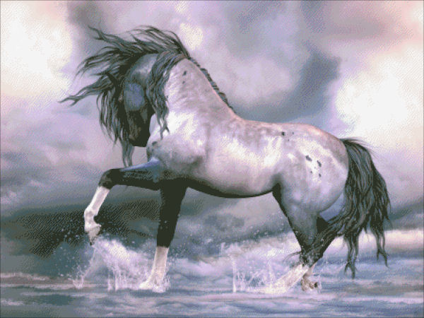 Untamed Spirit Cross Stitch By Laurie Prindle